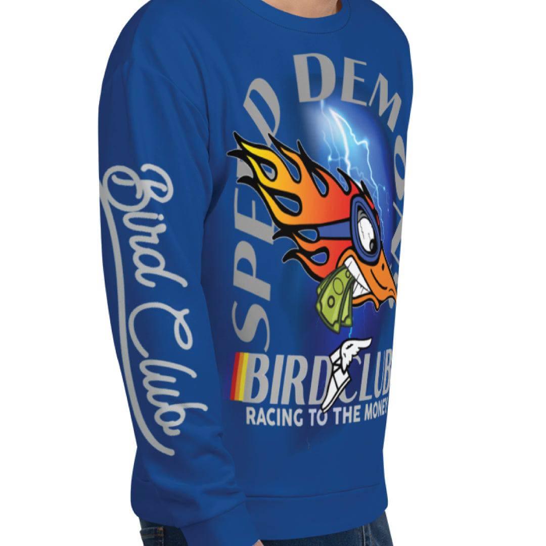 Retro 5 Racer Blue sweat-shirt - Sneaker Tees to match Air Jordan Sneakers