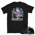 Retro Jordan 5 Blue Racer Shirt - Sneaker Tees to match Air Jordan Sneakers