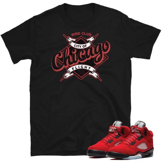 Raging Bulls Retro 5 Shirt - Sneaker Tees to match Air Jordan Sneakers