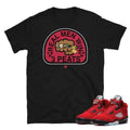 Retro 5 Raging Bull 3peat shirt - Sneaker Tees to match Air Jordan Sneakers