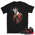 Retro 4 Red Thunder GOAT shirt - Sneaker Tees to match Air Jordan Sneakers