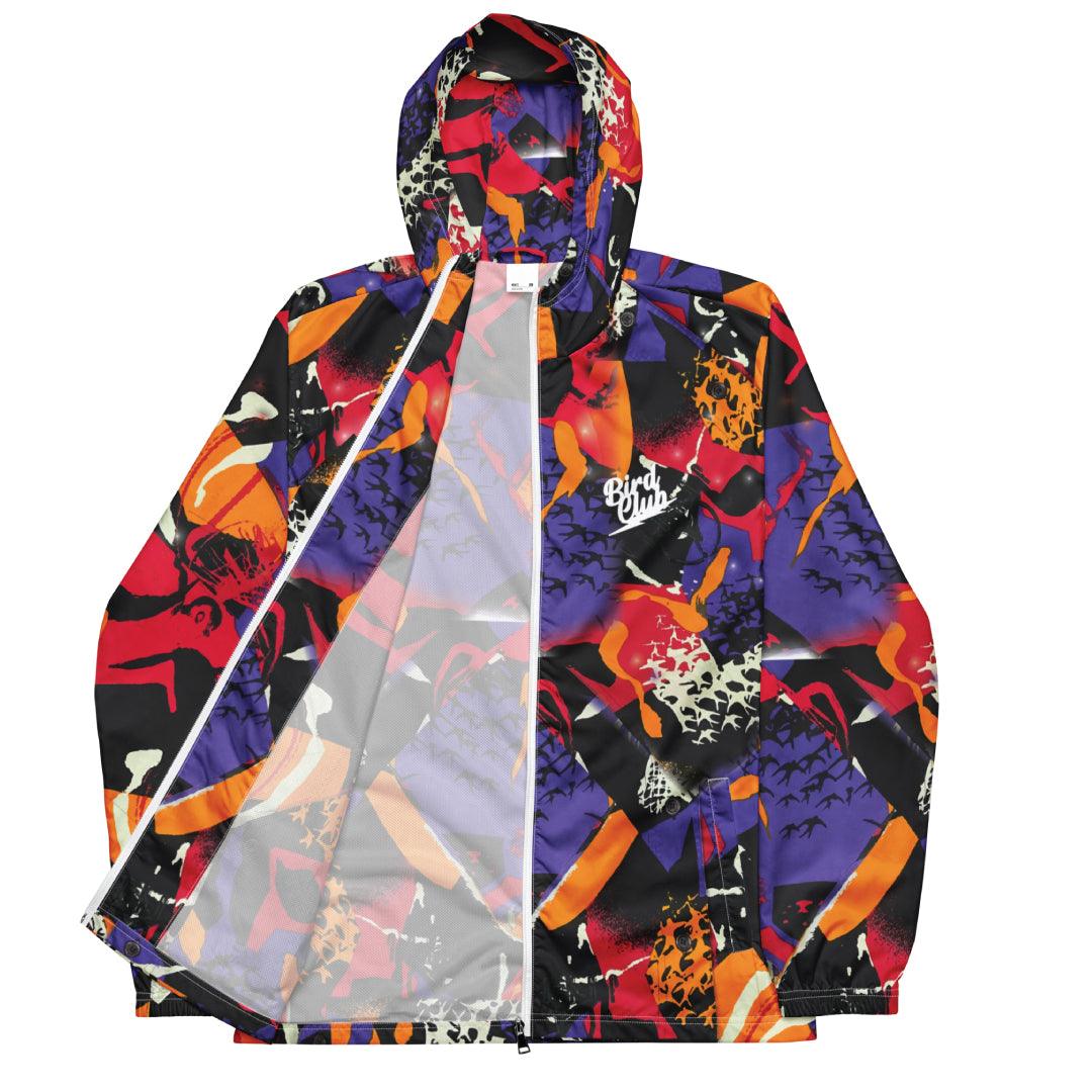Retro Sneaker Pattern Feather-Light Wind Breaker - Sneaker Tees to match Air Jordan Sneakers