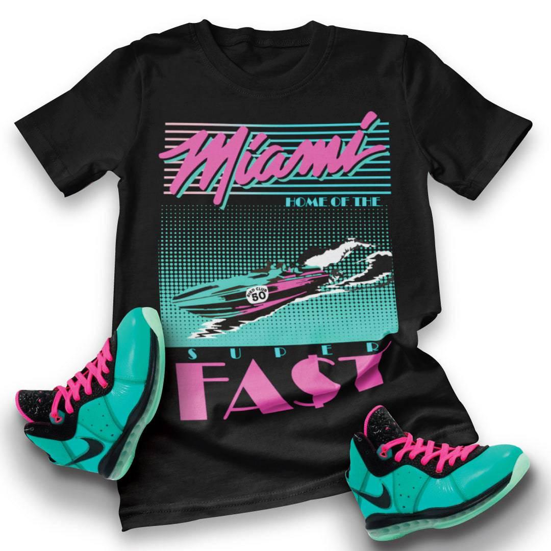 South Beach Lebron 8 Shirt - Sneaker Tees to match Air Jordan Sneakers