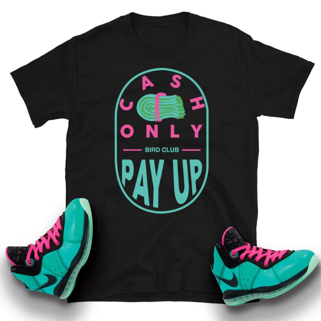South Beach Lebron 8 matching shirt - Sneaker Tees to match Air Jordan Sneakers
