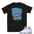 Retro 5 Stealth Shirts - Sneaker Tees to match Air Jordan Sneakers