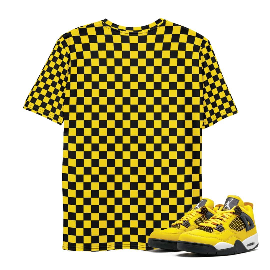 RETRO 4 Lightning SHIRT - Sneaker Tees to match Air Jordan Sneakers