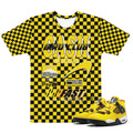 RETRO 4 Lightning SHIRT - Sneaker Tees to match Air Jordan Sneakers