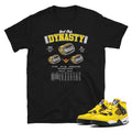RETRO 4 Lightning SHIRT - Sneaker Tees to match Air Jordan Sneakers