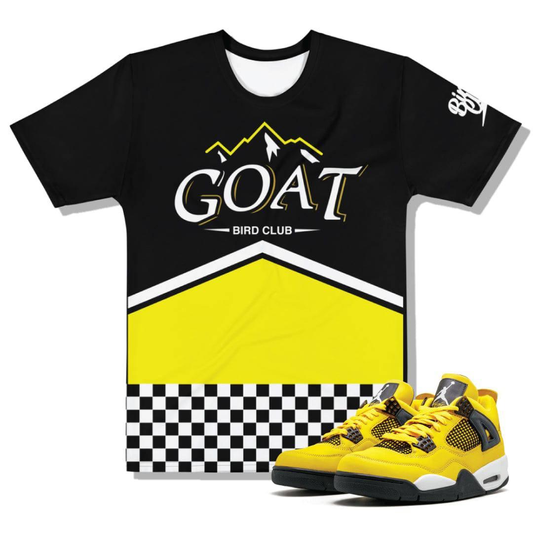 RETRO 4 Lightning SHIRT - Sneaker Tees to match Air Jordan Sneakers