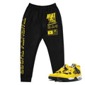 Retro 4 Lightning Joggers - Sneaker Tees to match Air Jordan Sneakers