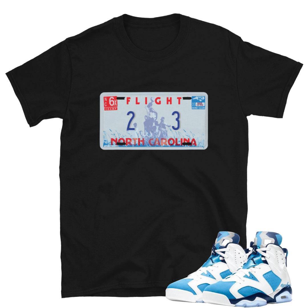 Retro 6 UNC Shirt - Sneaker Tees to match Air Jordan Sneakers