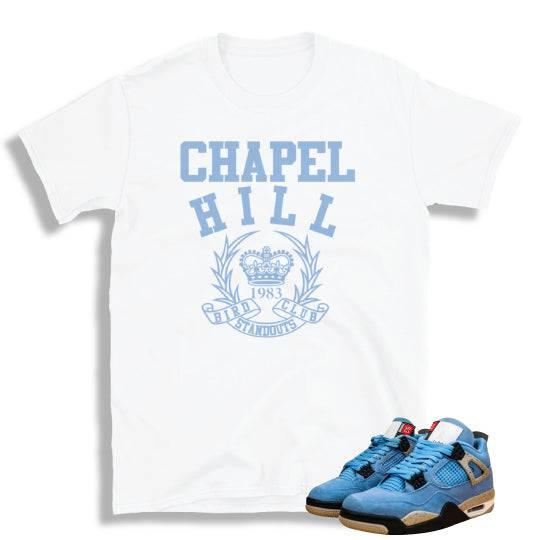 Retro Jordan 4 UNC shirt - Sneaker Tees to match Air Jordan Sneakers