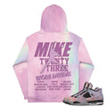 Retro 4 "Zen Master" Shirt Hoody - Sneaker Tees to match Air Jordan Sneakers