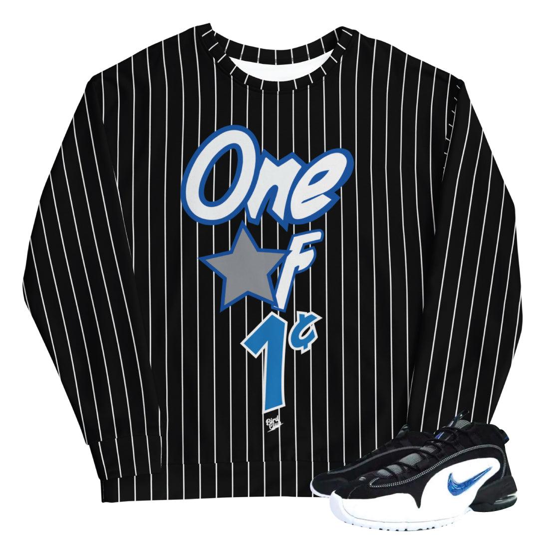 Penny Max 1 Pin Stripe Sweater - Sneaker Tees to match Air Jordan Sneakers