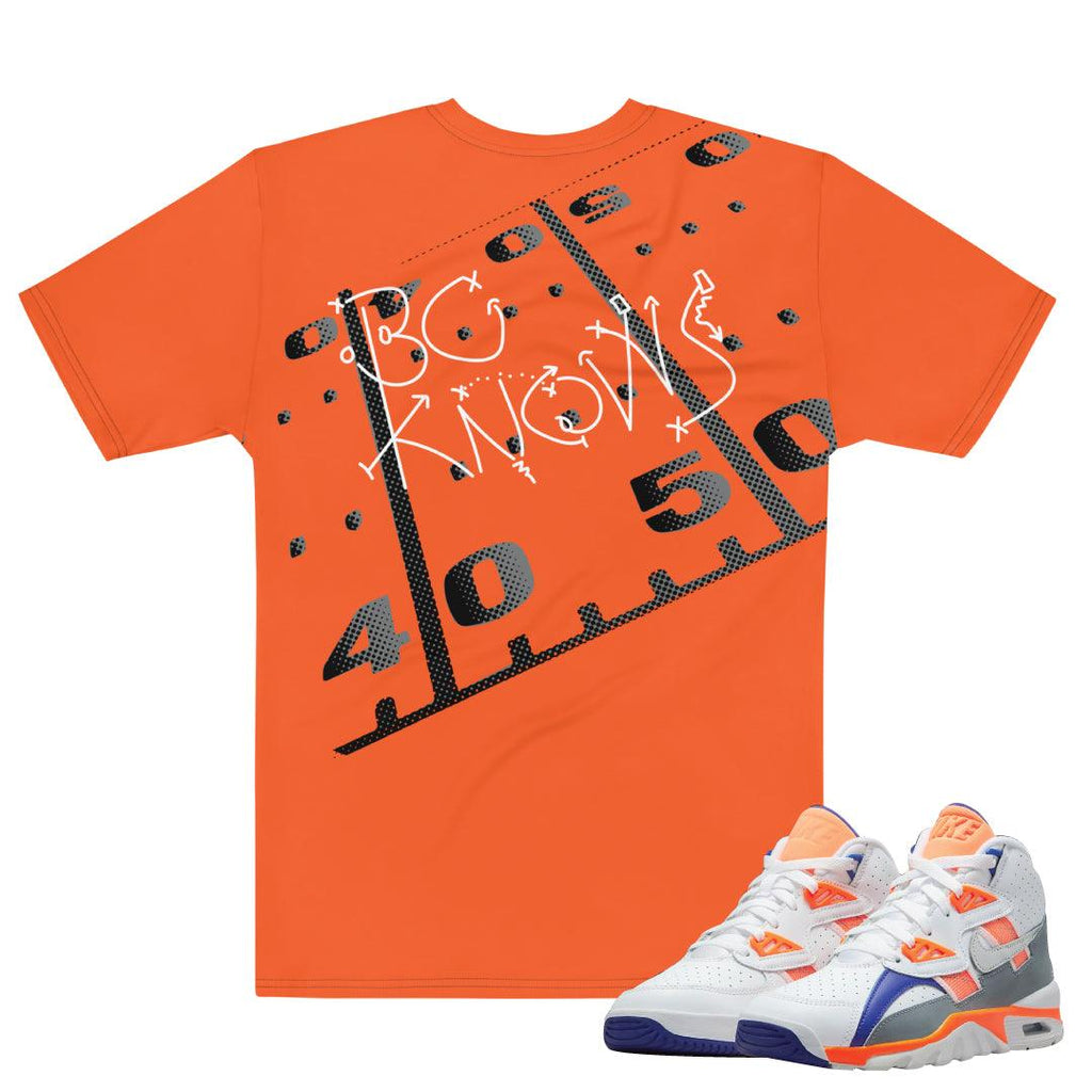 Air Trainer Bo Jackson All Over Shirt - Sneaker Tees to match Air Jordan Sneakers