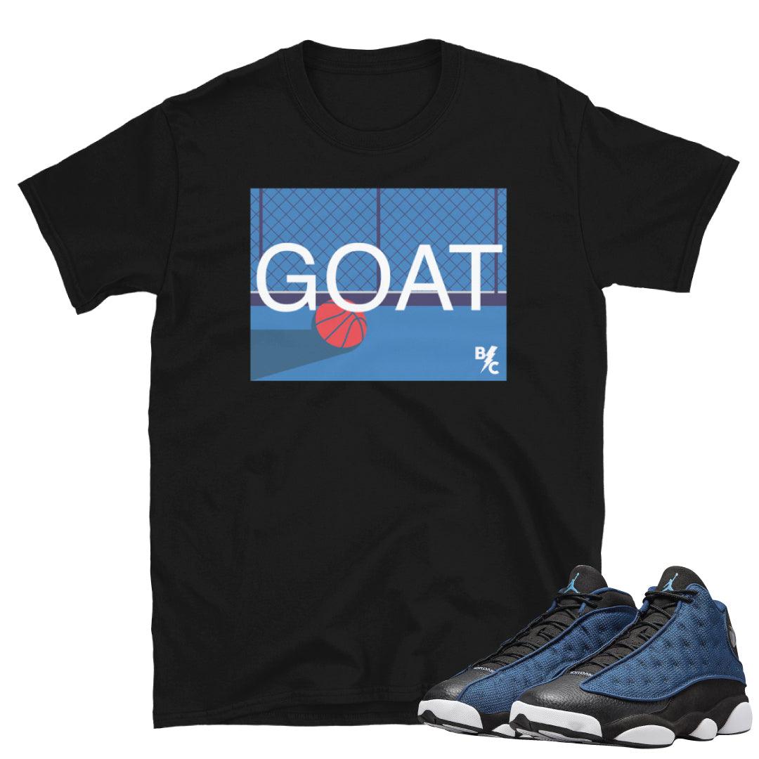 Retro 13 Brave Blue Shirt - Sneaker Tees to match Air Jordan Sneakers