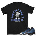 Retro 13 Brave Blue Shirt - Sneaker Tees to match Air Jordan Sneakers