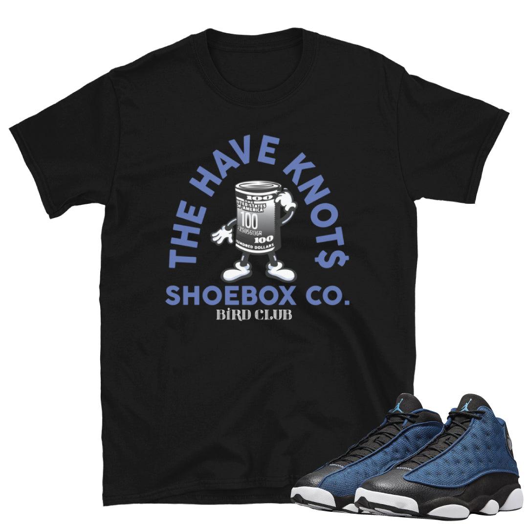 Retro 13 Brave Blue Shirt - Sneaker Tees to match Air Jordan Sneakers