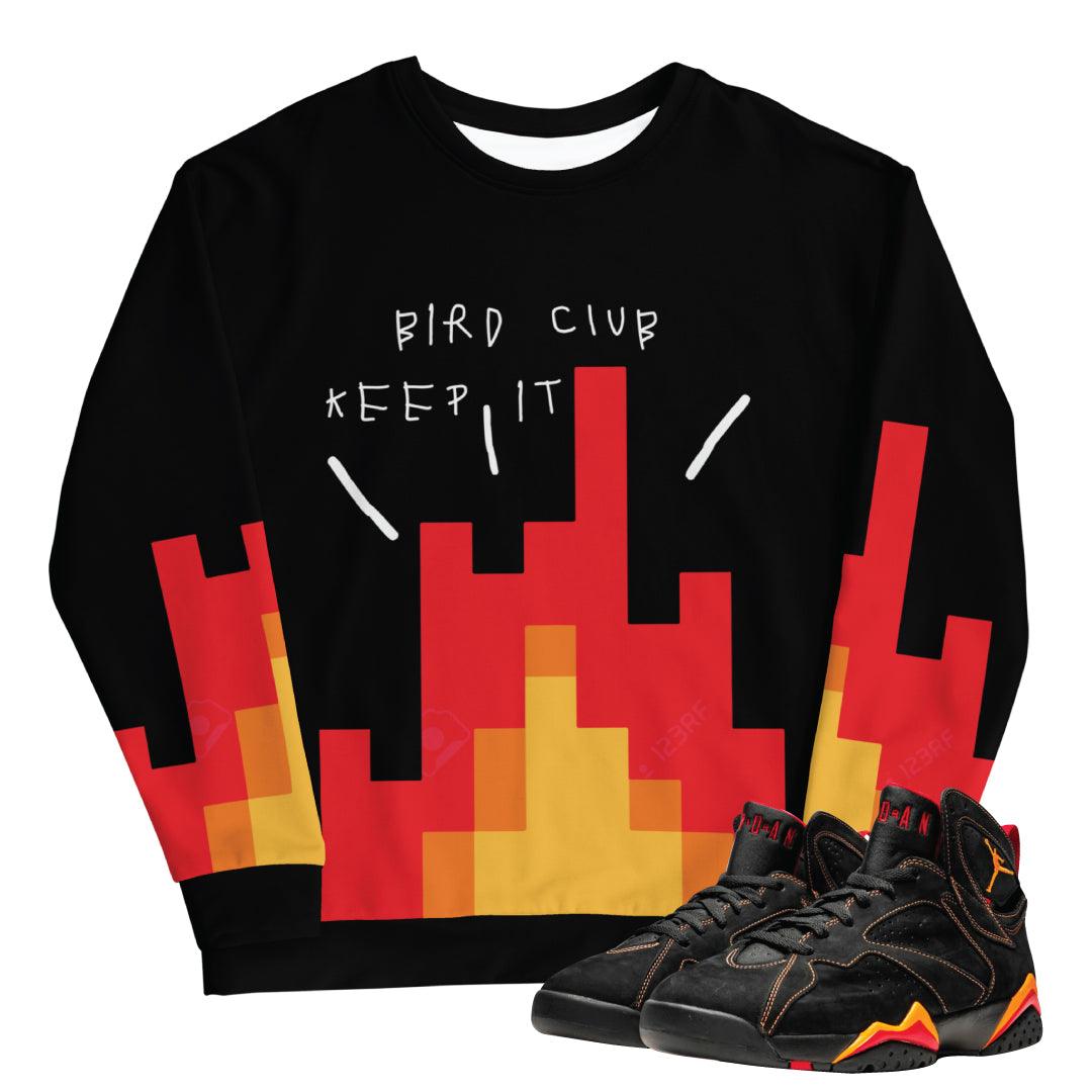 Retro 7 Citrus Sweatshirt - Sneaker Tees to match Air Jordan Sneakers