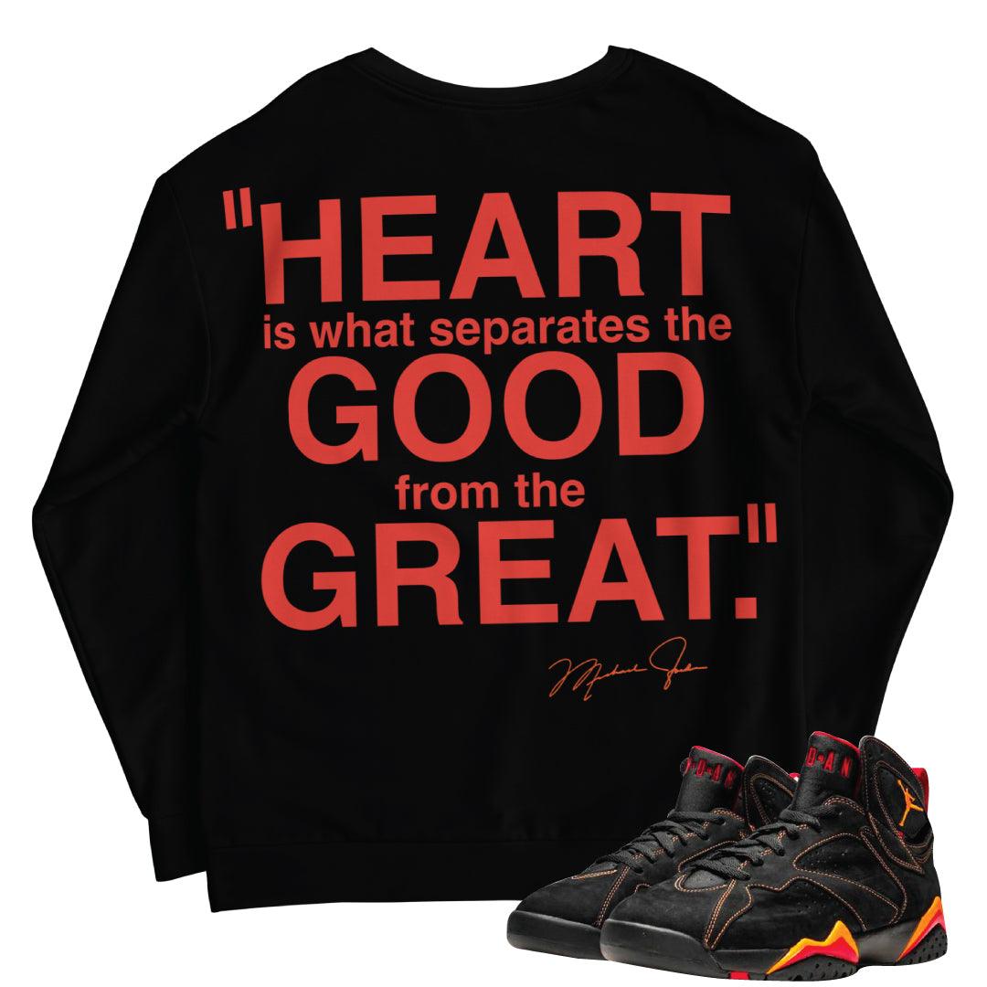 Retro 7 Citrus Sweatshirt - Sneaker Tees to match Air Jordan Sneakers