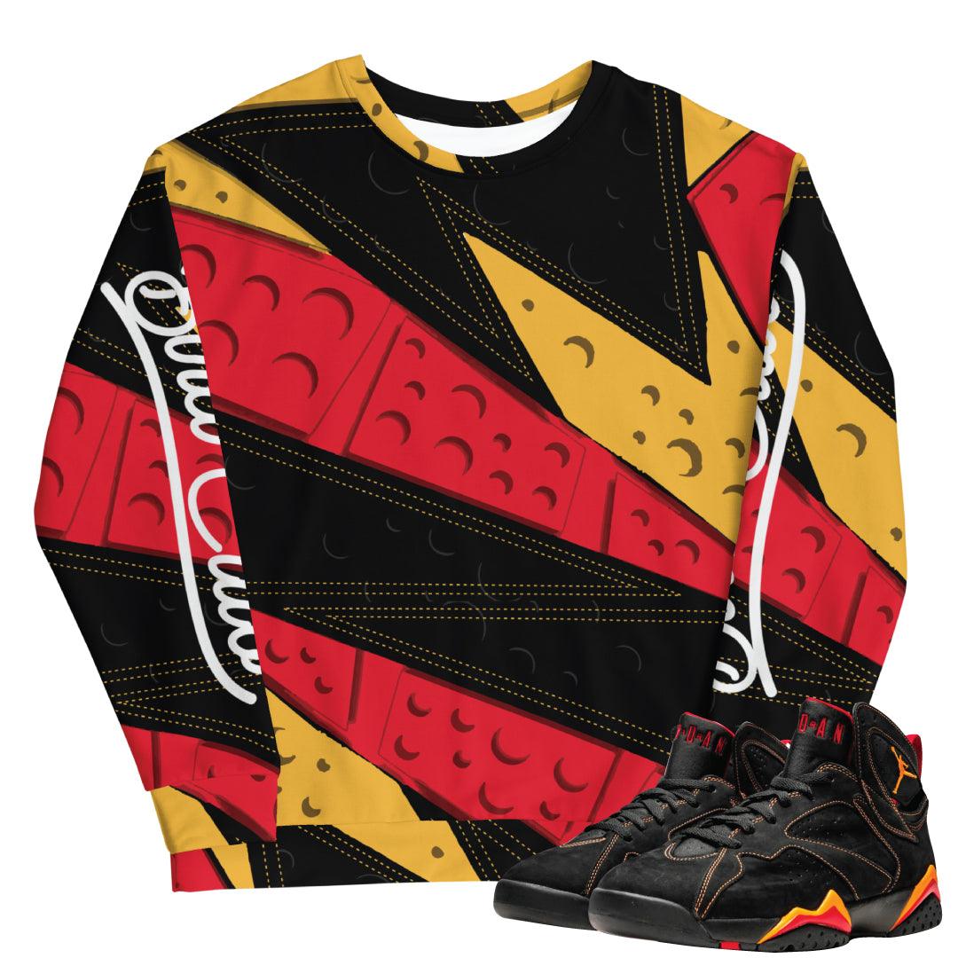 Retro 7 Citrus Sweatshirt - Sneaker Tees to match Air Jordan Sneakers