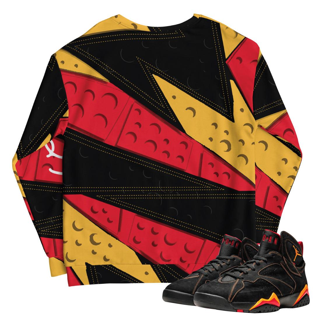 Retro 7 Citrus Sweatshirt - Sneaker Tees to match Air Jordan Sneakers