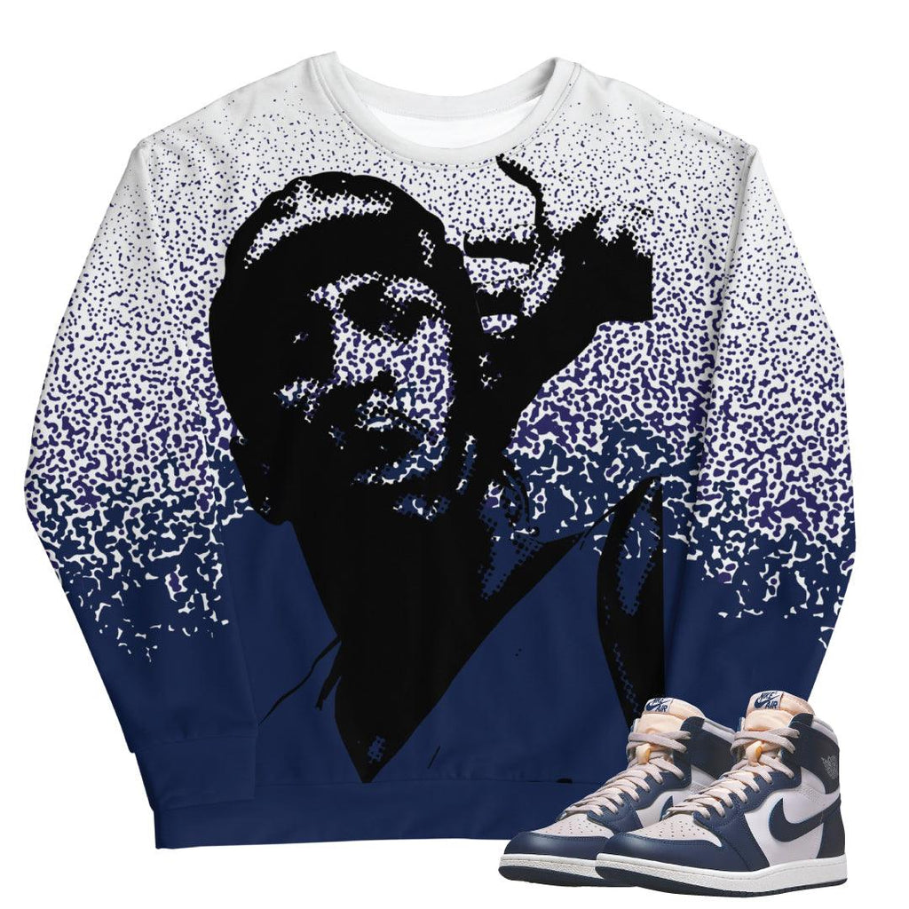 Retro 1 High 85 Georgetown Answer Crew - Sneaker Tees to match Air Jordan Sneakers