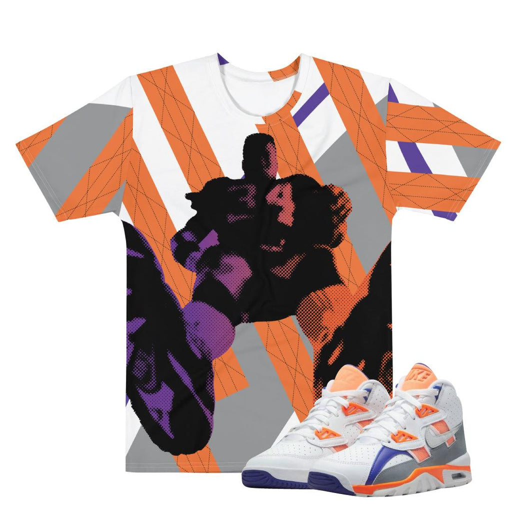 Air Trainer Bo Jackson All Over Shirt - Sneaker Tees to match Air Jordan Sneakers
