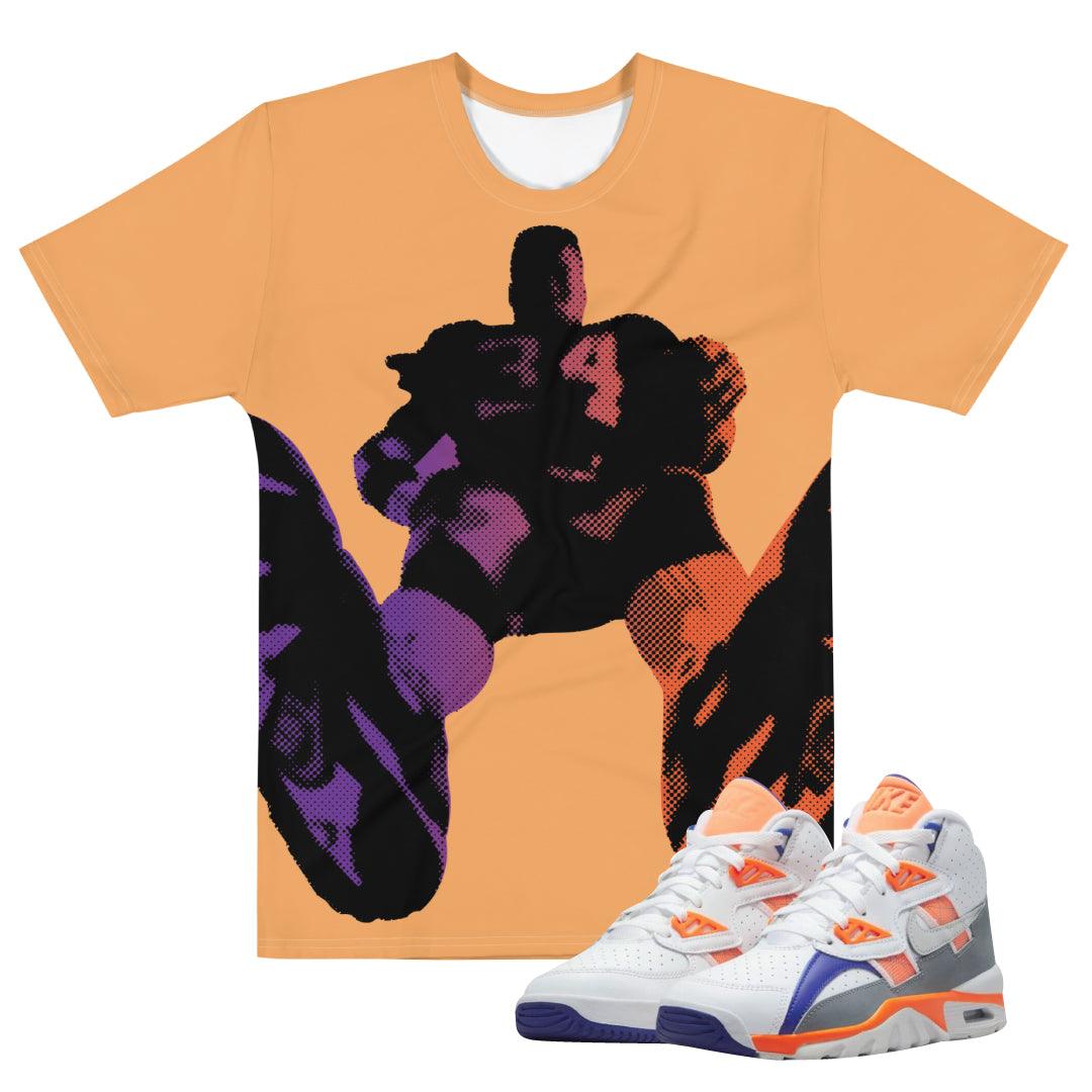 Air Trainer Bo Jackson All Over Fade Shirt - Sneaker Tees to match Air Jordan Sneakers