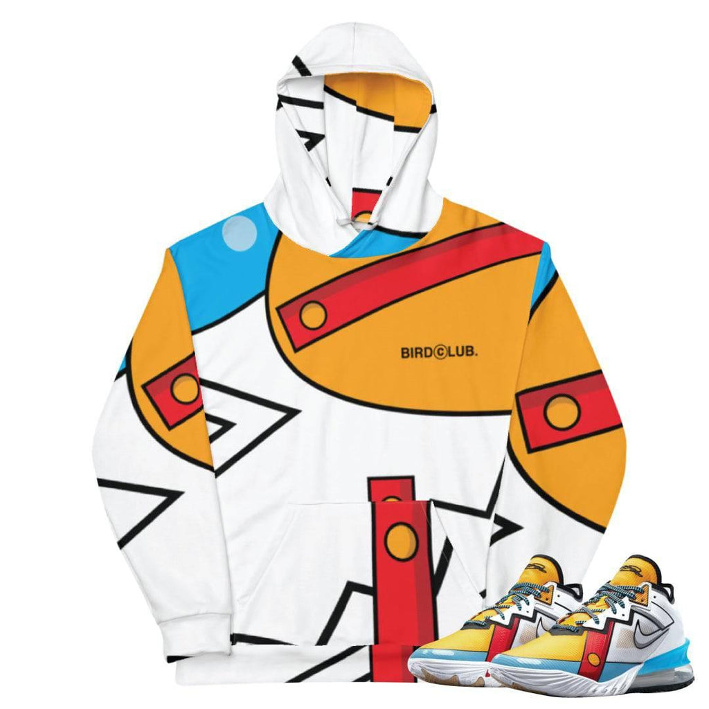 Lebron 18 Stewie Griffin hoody - Sneaker Tees to match Air Jordan Sneakers