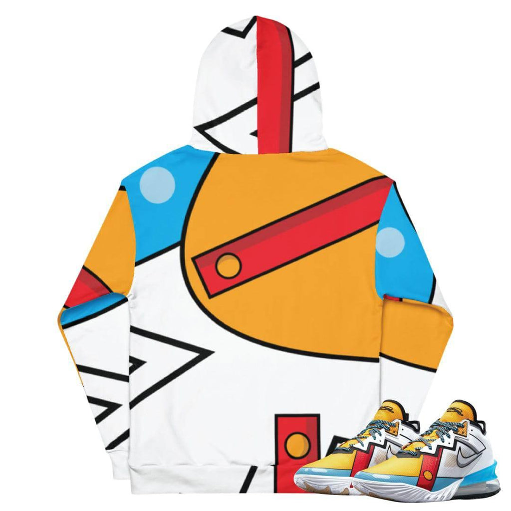 Lebron 18 Stewie Griffin hoody - Sneaker Tees to match Air Jordan Sneakers