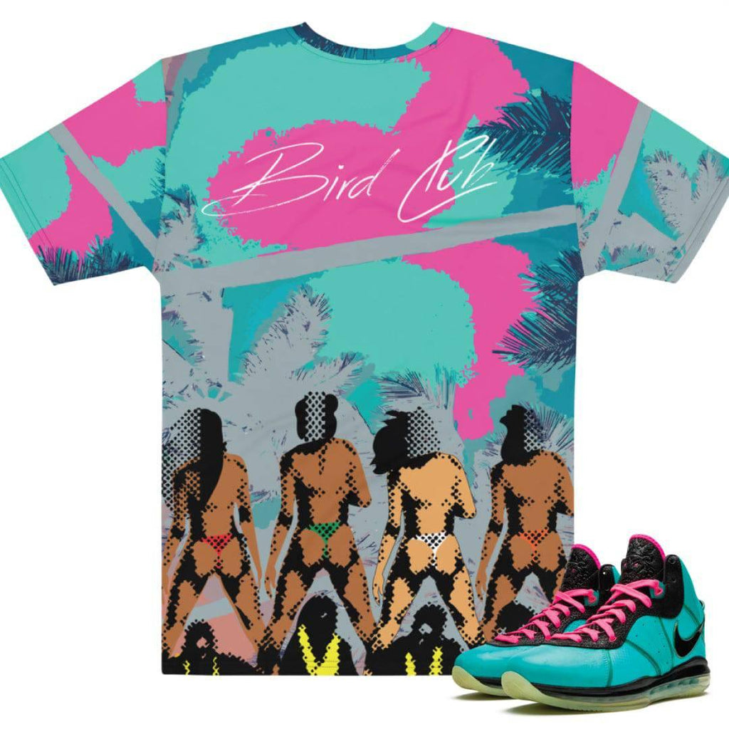 Lebron 8 South Beach Shirt - Sneaker Tees to match Air Jordan Sneakers
