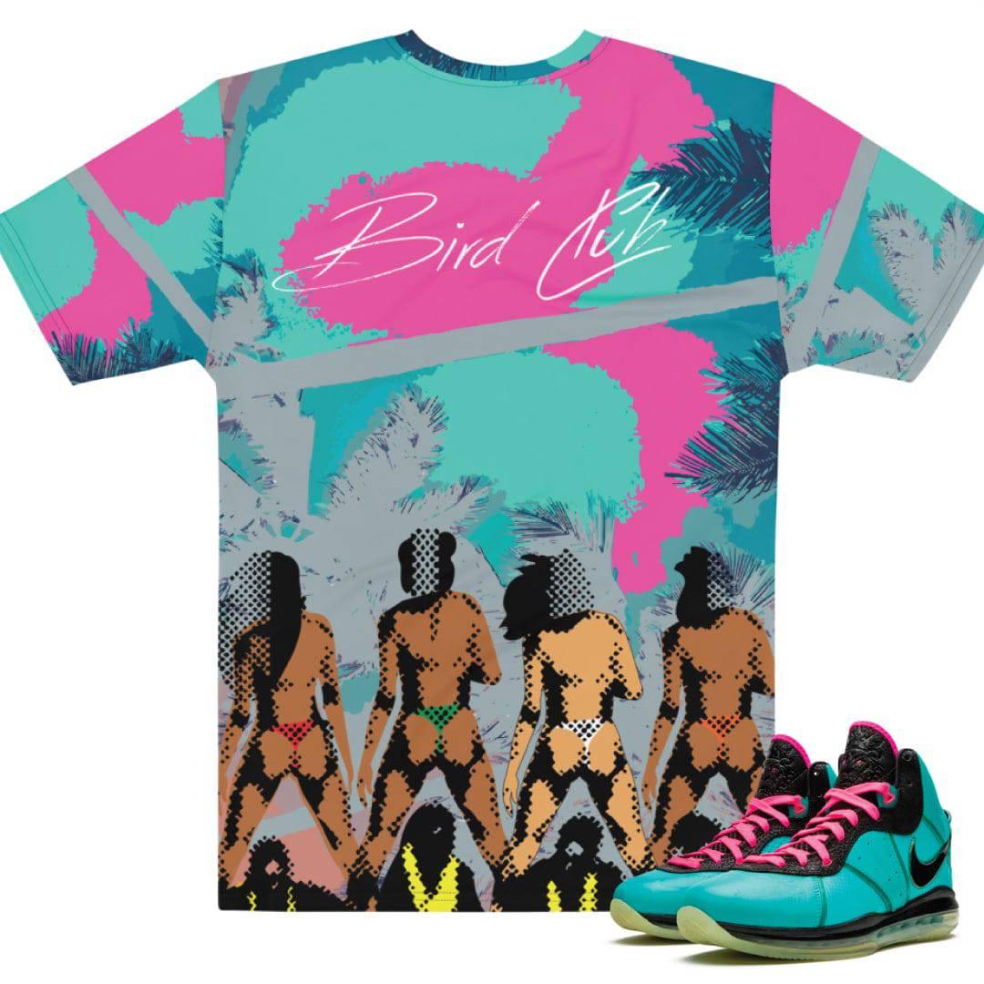 Lebron 8 South Beach Shirt - Sneaker Tees to match Air Jordan Sneakers