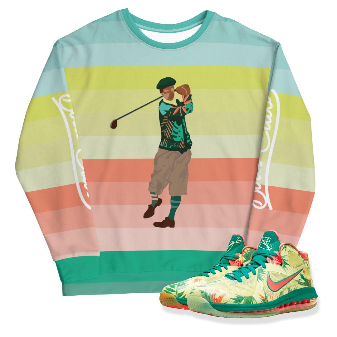 Lebron 9 Arnold Palmer Golf Sweatshirt - Sneaker Tees to match Air Jordan Sneakers