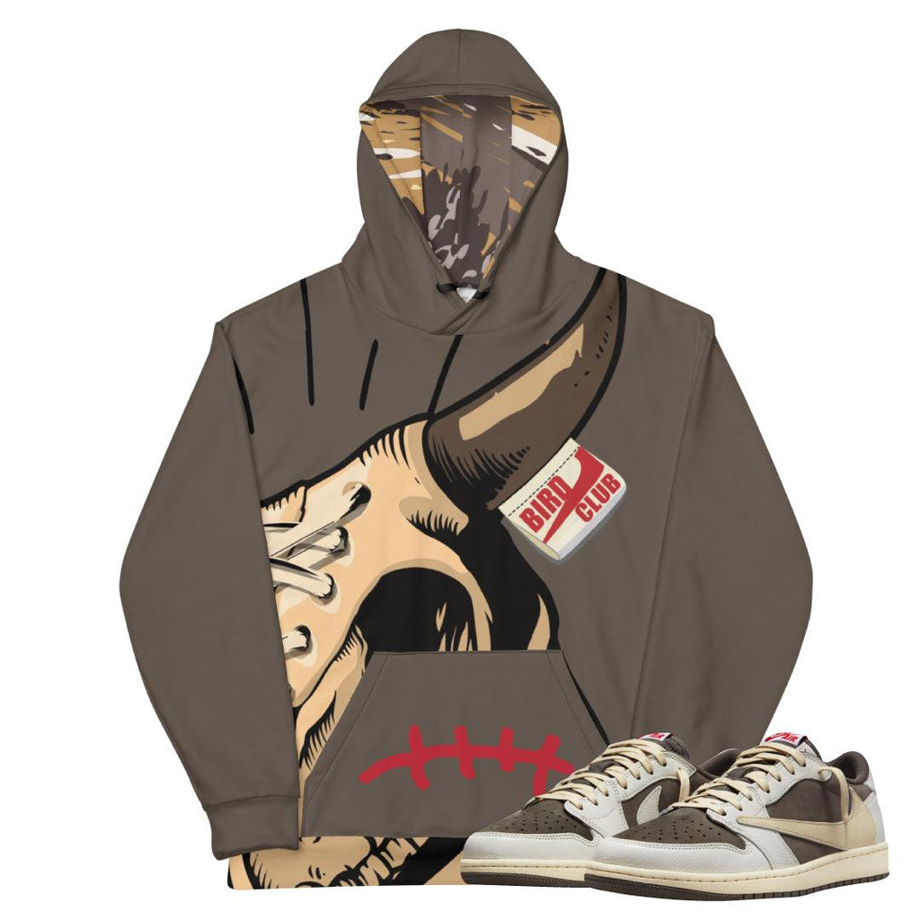 Reverse Mocha Travis Scott Hoodie - Sneaker Tees to match Air Jordan Sneakers