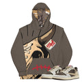 Reverse Mocha Travis Scott Hoodie - Sneaker Tees to match Air Jordan Sneakers