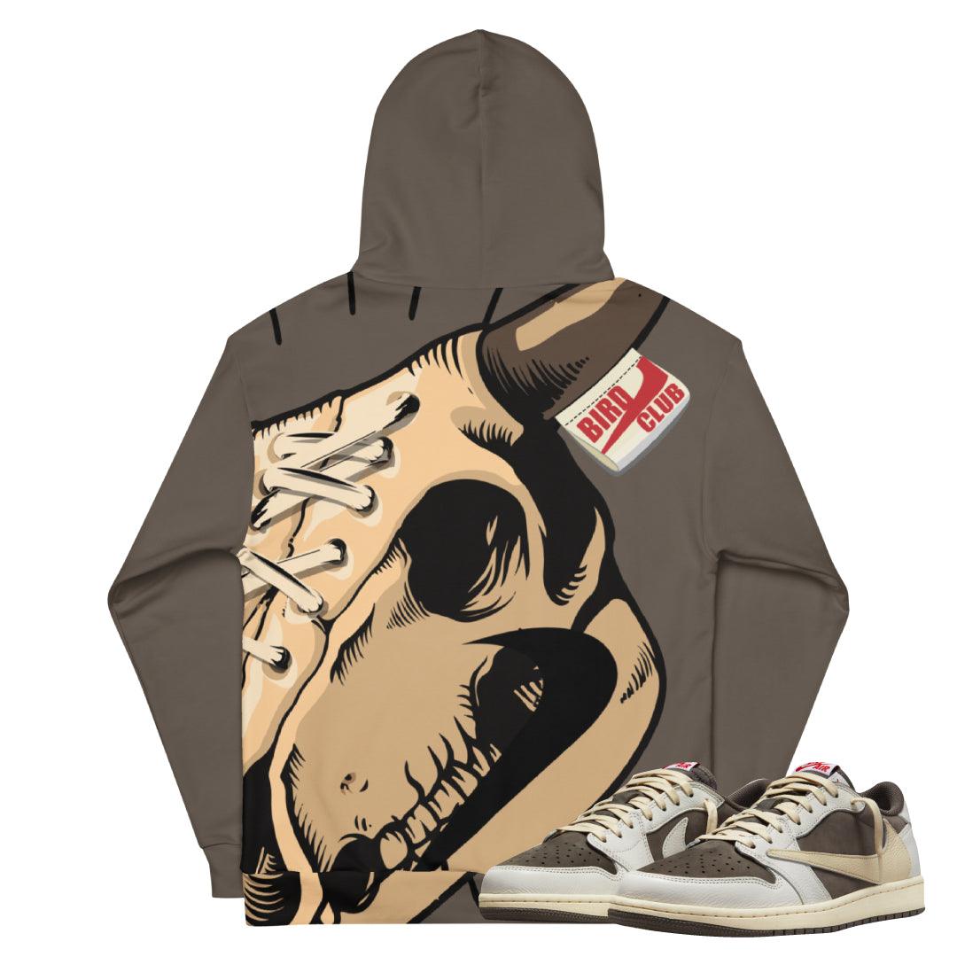 Reverse Mocha Travis Scott Hoodie - Sneaker Tees to match Air Jordan Sneakers