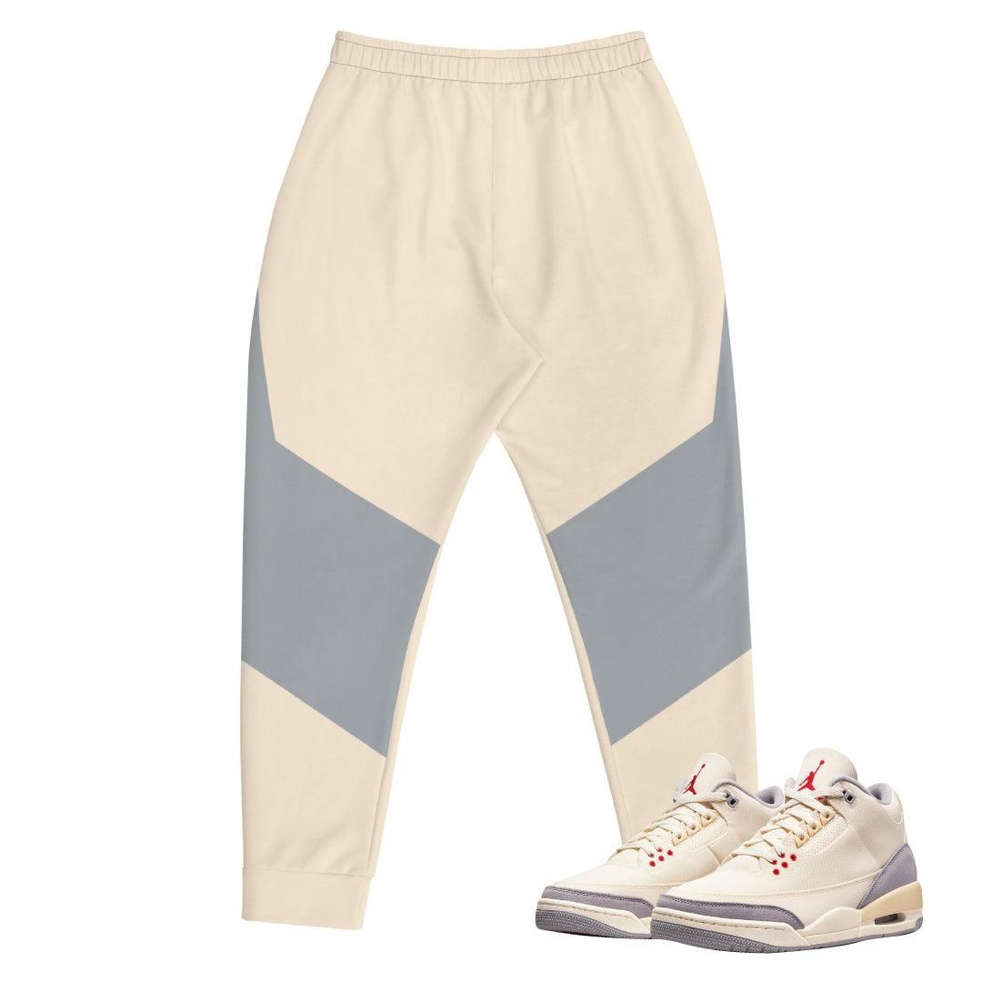 Retro 3 "Muslin" Joggers - Sneaker Tees to match Air Jordan Sneakers