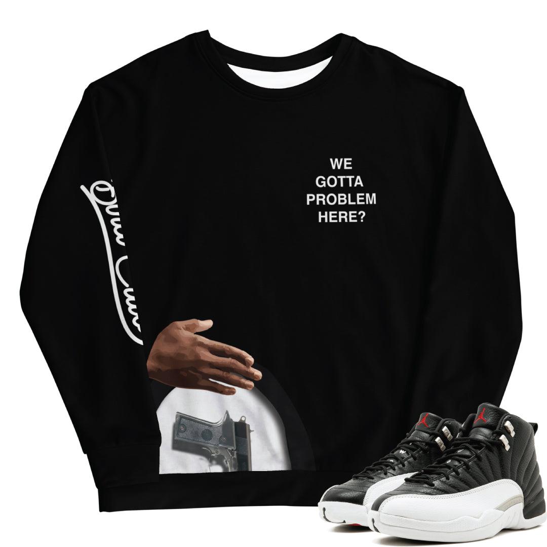 Retro 12 "Playoffs" Sweatshirt - Sneaker Tees to match Air Jordan Sneakers