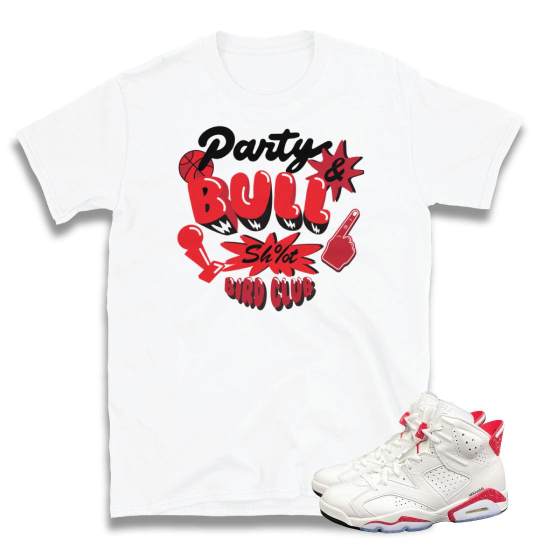 Retro 6 Red Oreo Shirt - Sneaker Tees to match Air Jordan Sneakers