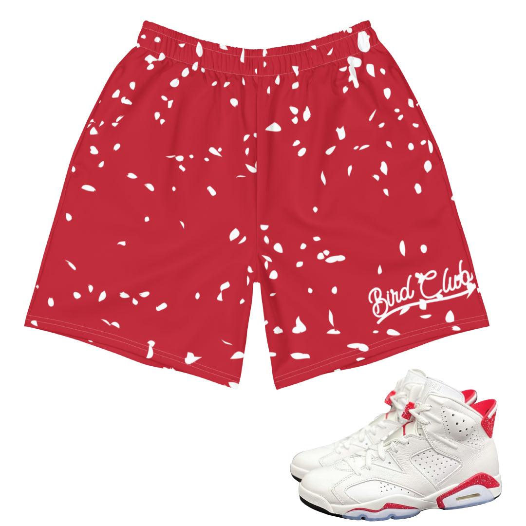 Retro 6 Red Oreo Shorts - Sneaker Tees to match Air Jordan Sneakers