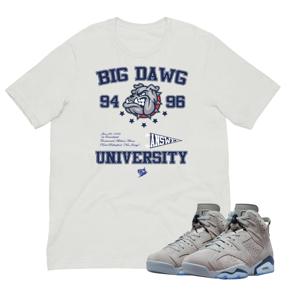 Retro 6 Georgetown Shirts - Sneaker Tees to match Air Jordan Sneakers