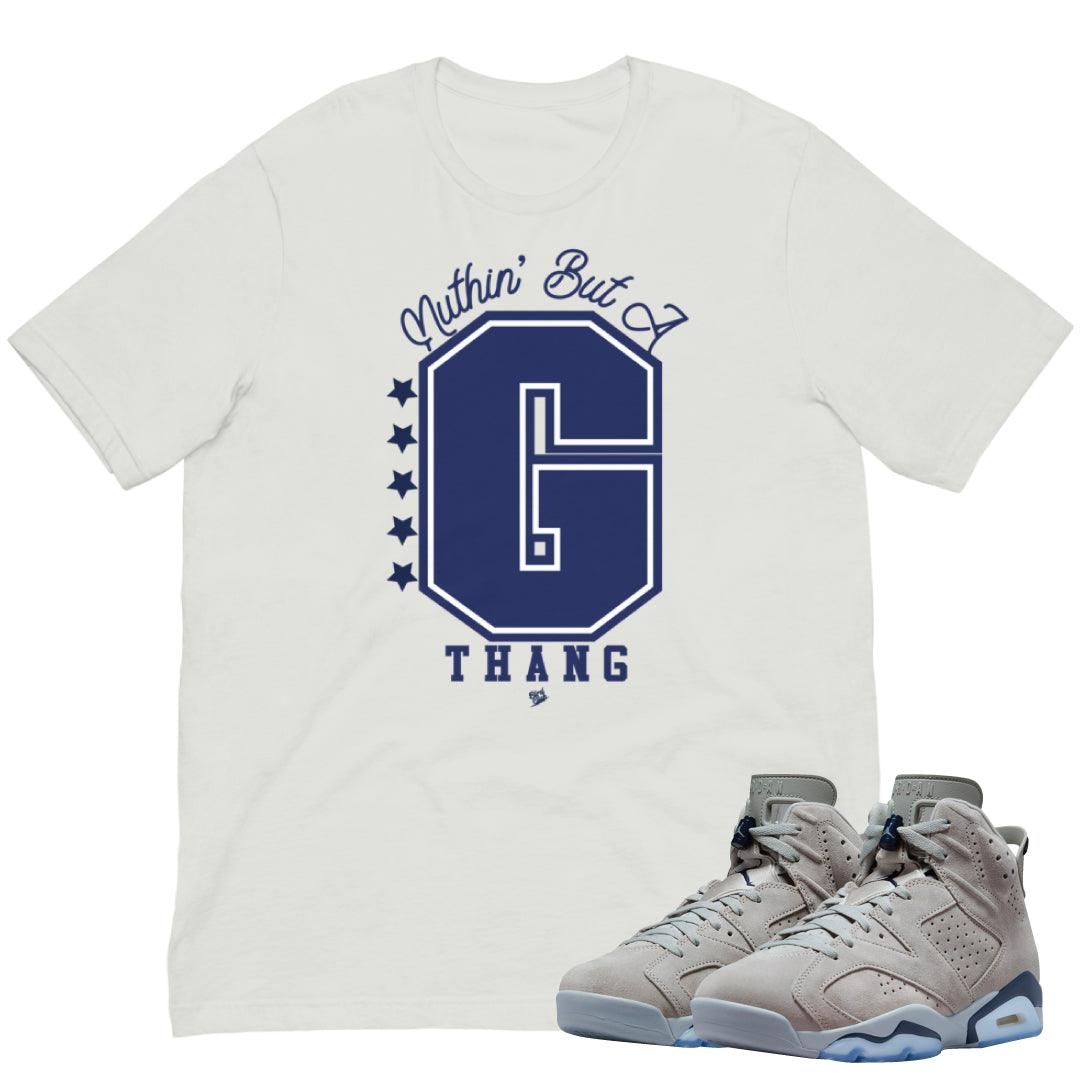 Retro 6 Georgetown Shirts - Sneaker Tees to match Air Jordan Sneakers