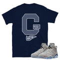 Retro 6 Georgetown Shirts - Sneaker Tees to match Air Jordan Sneakers
