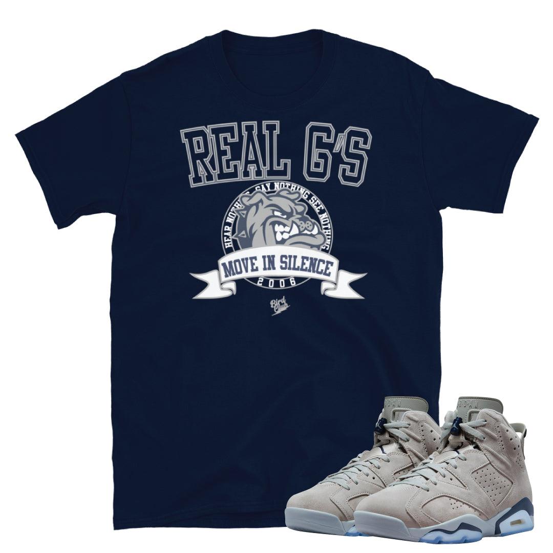 Retro 6 Georgetown Shirts - Sneaker Tees to match Air Jordan Sneakers