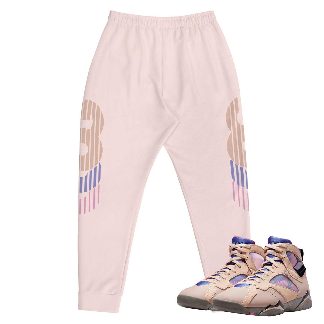 Retro 7 "Saphire/Shimmer" OG Joggers - Sneaker Tees to match Air Jordan Sneakers