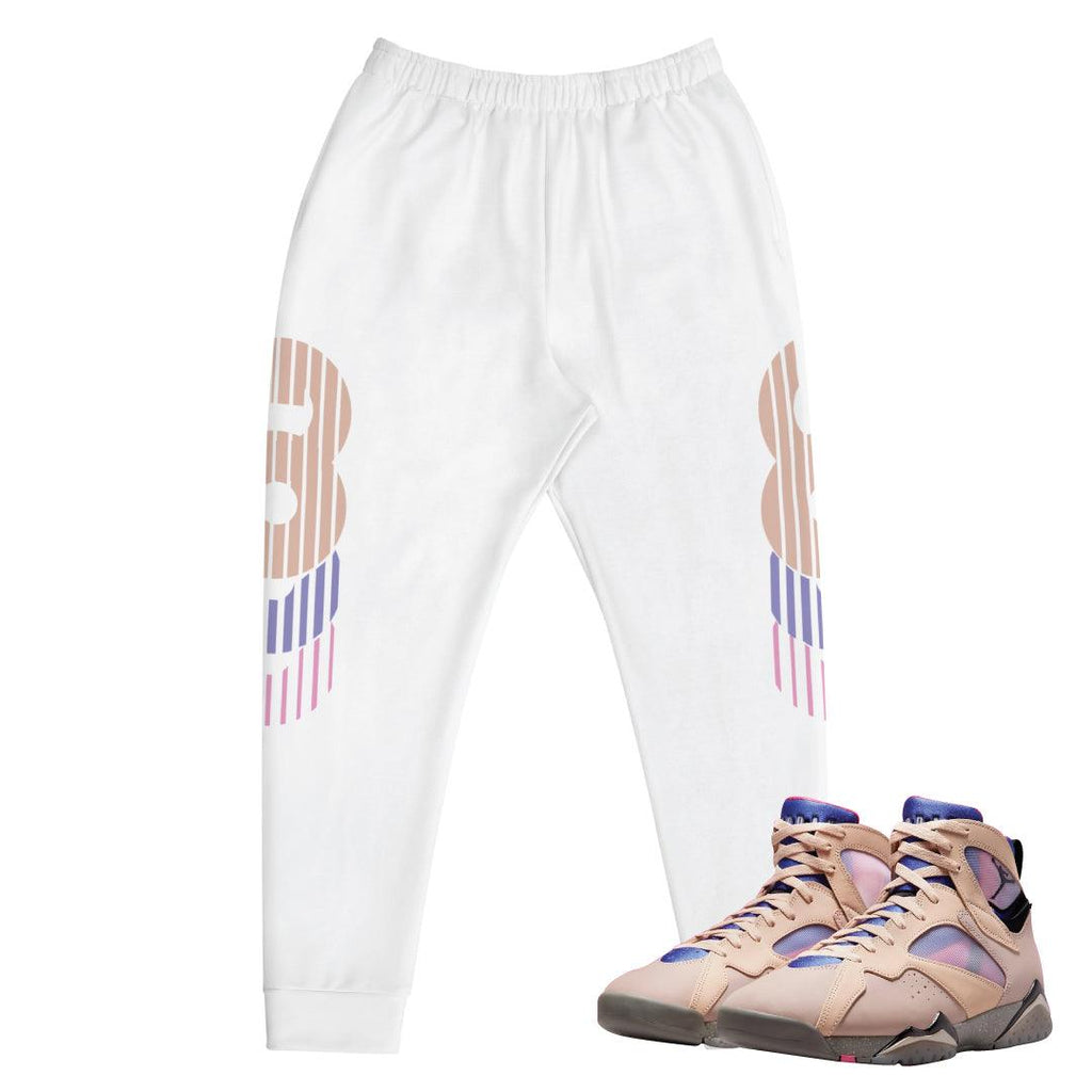 Retro 7 "Saphire/Shimmer" OG Joggers - Sneaker Tees to match Air Jordan Sneakers