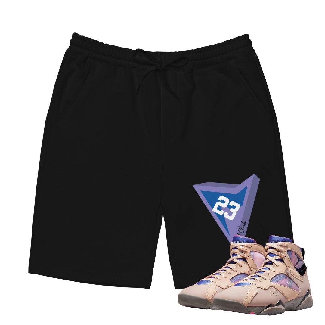 Retro 7 Sapphire Shimmer Shorts - Sneaker Tees to match Air Jordan Sneakers