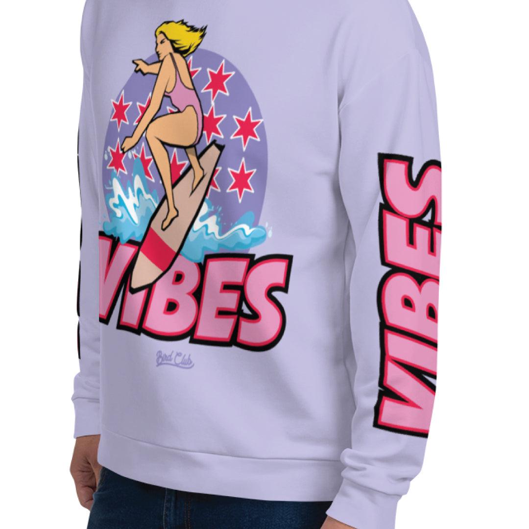 Retro 7 "Saphire/Shimmer" Crewneck - Sneaker Tees to match Air Jordan Sneakers