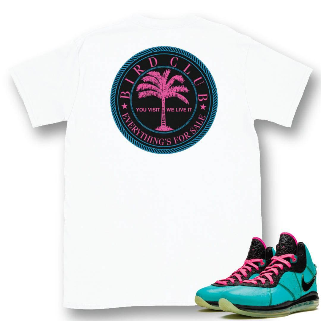 South Beach Lebron 8 Shirt - Sneaker Tees to match Air Jordan Sneakers